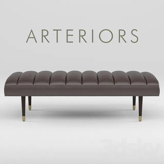Bench Arteriors Christophe 3D Model