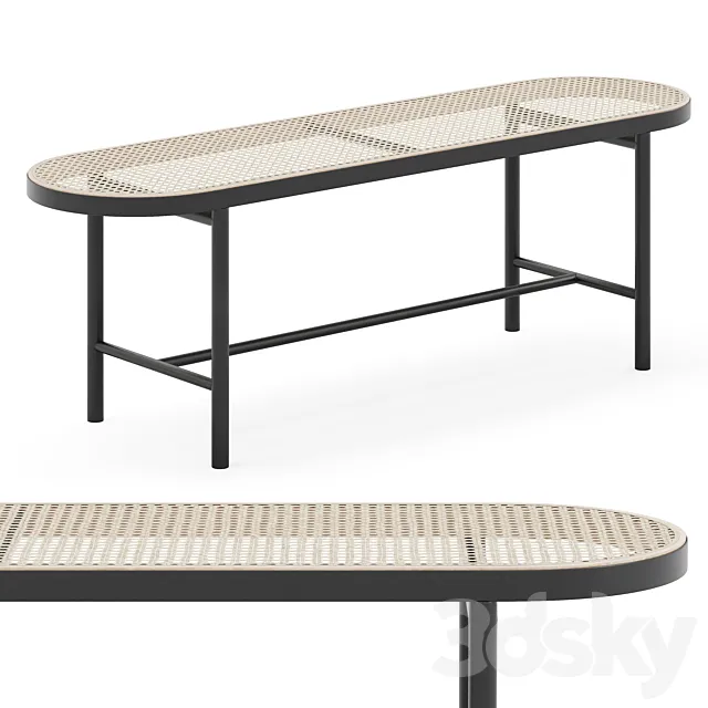 Bench Be My Guest by Warm Nordic 3DModel Bench Be My Guest by Warm Nordic 3DModel