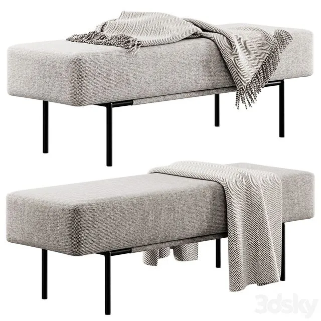 Bench by Bouclair 3D Model