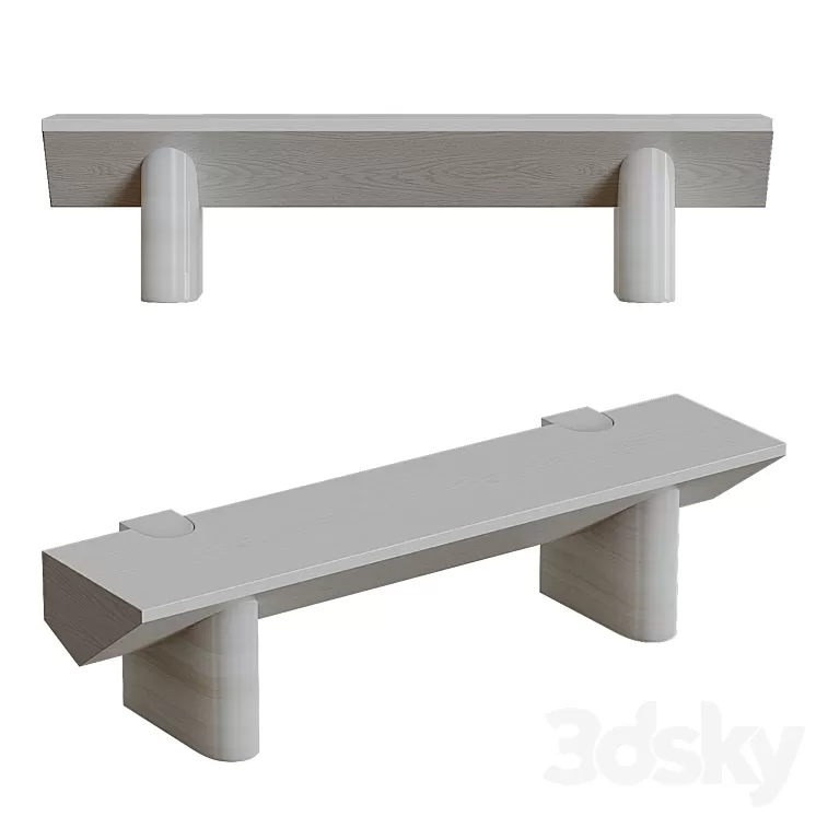 Bench by Charles Kalpakian 3D Model Free Download