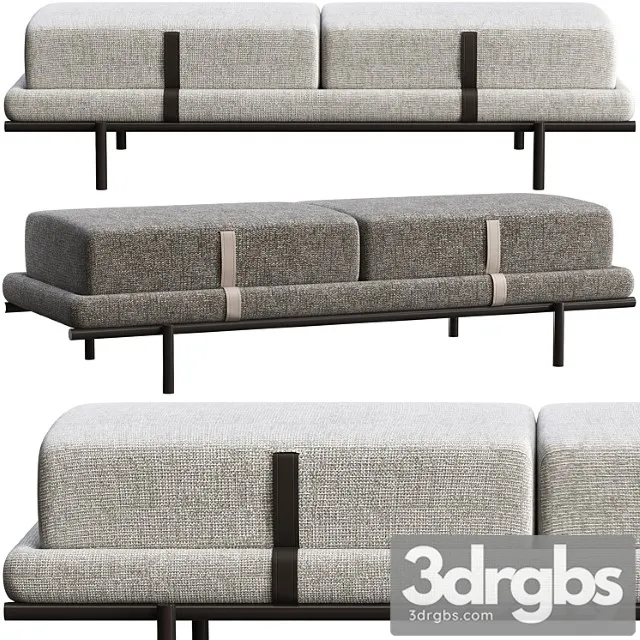 Bench Flou New Bond 3D Model Download