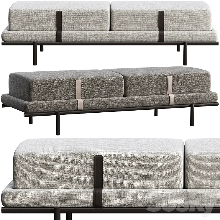 Bench Flou New Bond 3D Model Free Download