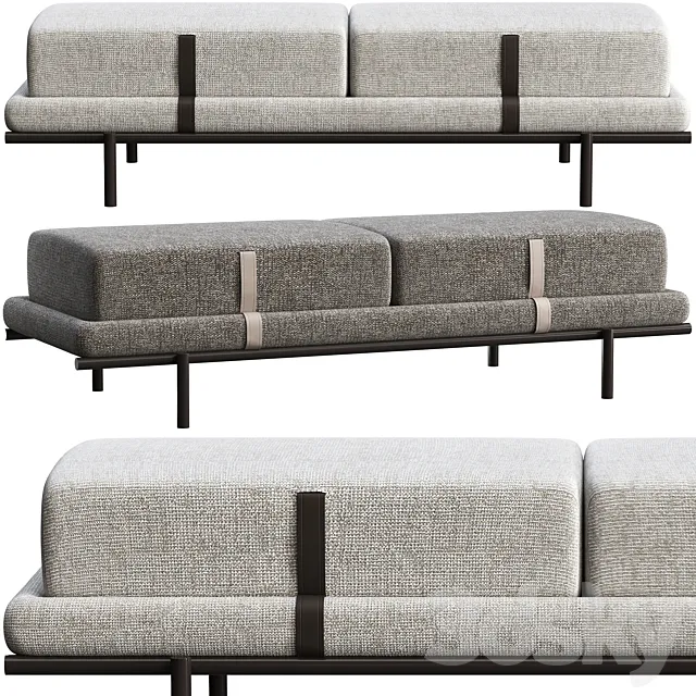 Bench Flou New Bond 3DModel Bench Flou New Bond 3DModel