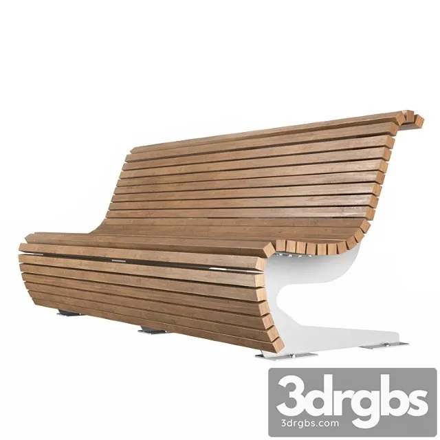 Bench Green Line Punto Group 3D Model Download Bench Green Line Punto Group 3D Model Download