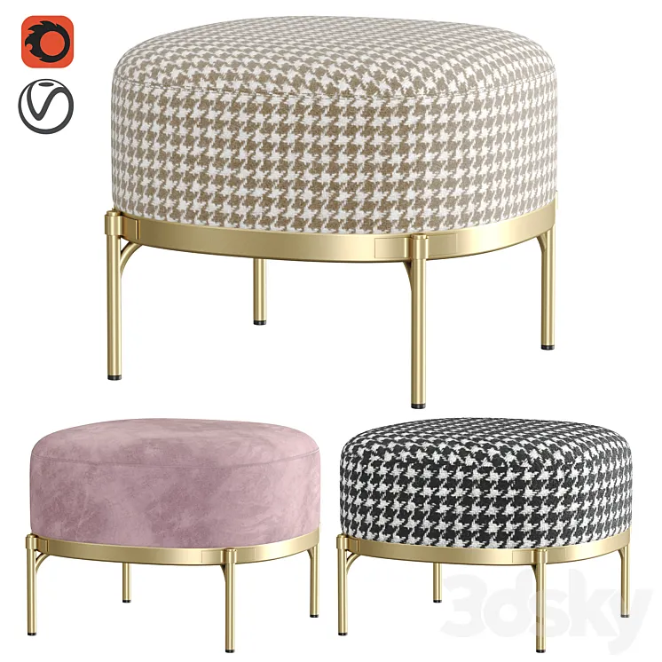 Bench HATYSA 3D Model Free Download