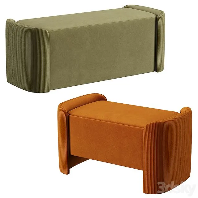 Bench IO01 IO02 Manifesto 3D Model