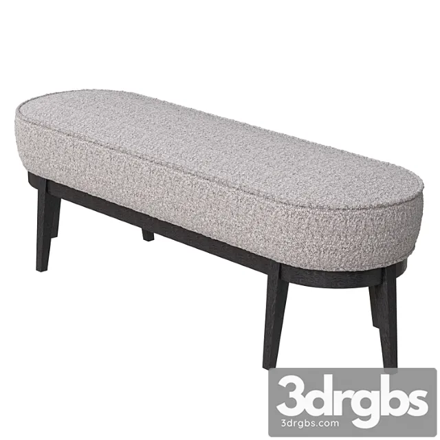 Bench jarrett eichholtz 2 3D Model Download