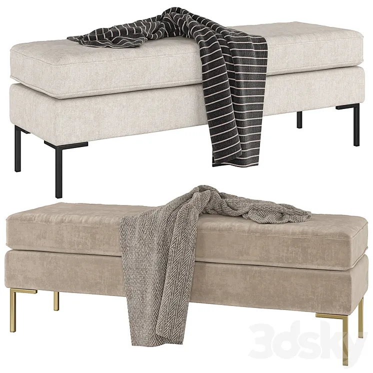 Bench Kona 3D Model Free Download