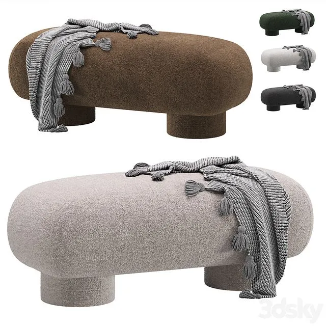Bench Koto Cozy By Divan.ru 3D Model Bench Koto Cozy By Divan.ru 3D Model