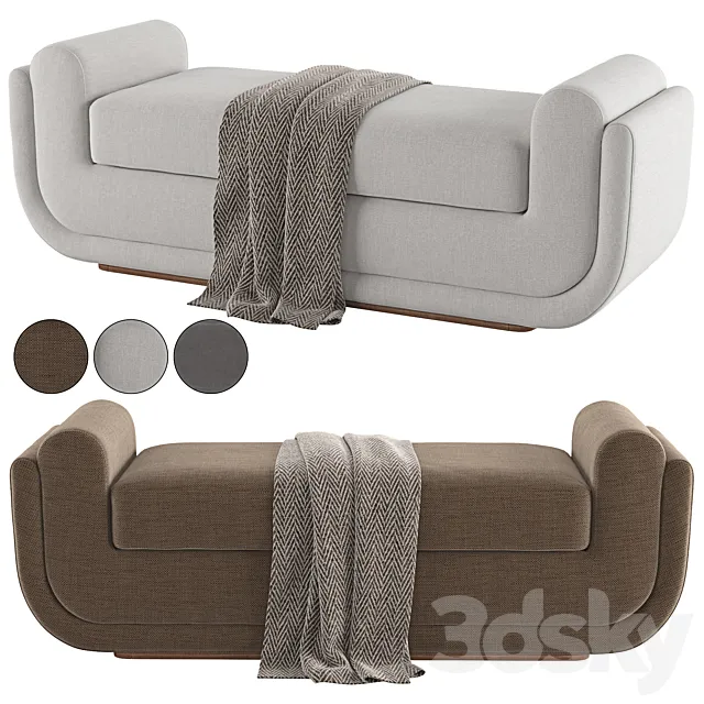 Bench Matteo 3D Model