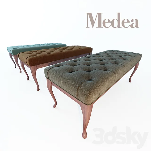 Bench Medea 3DModel Bench Medea 3DModel