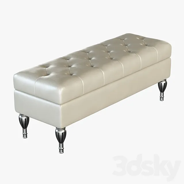 Bench Montserrat 120 3DModel Bench Montserrat 120 3DModel