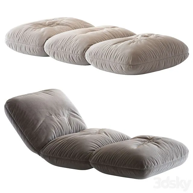 Bench N14 3D Model Bench N14 3D Model