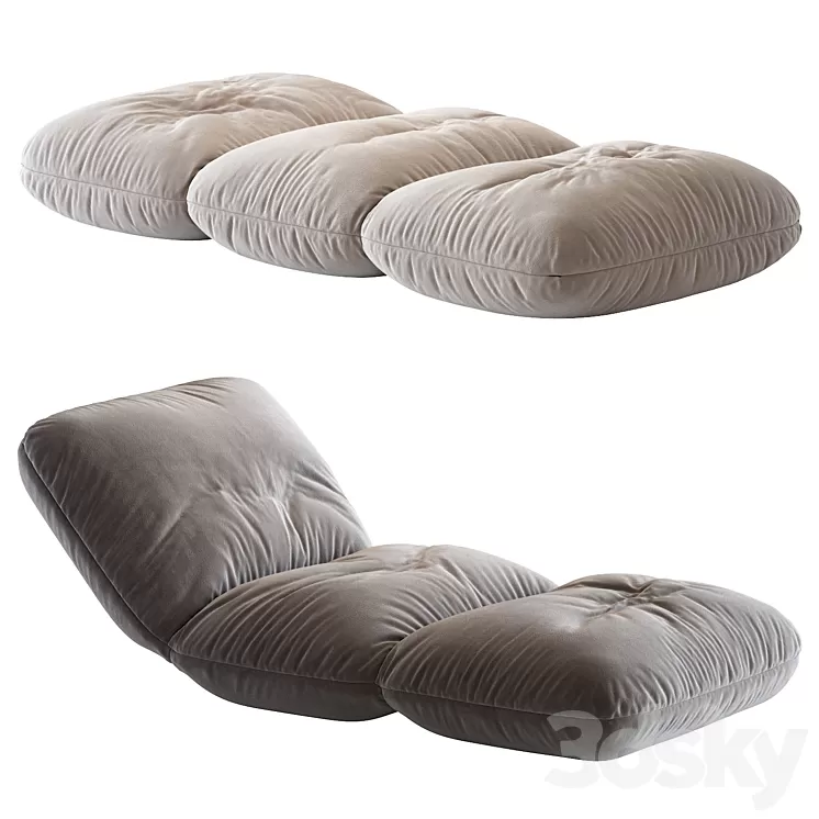 Bench N14 3D Model Bench N14 3D Model