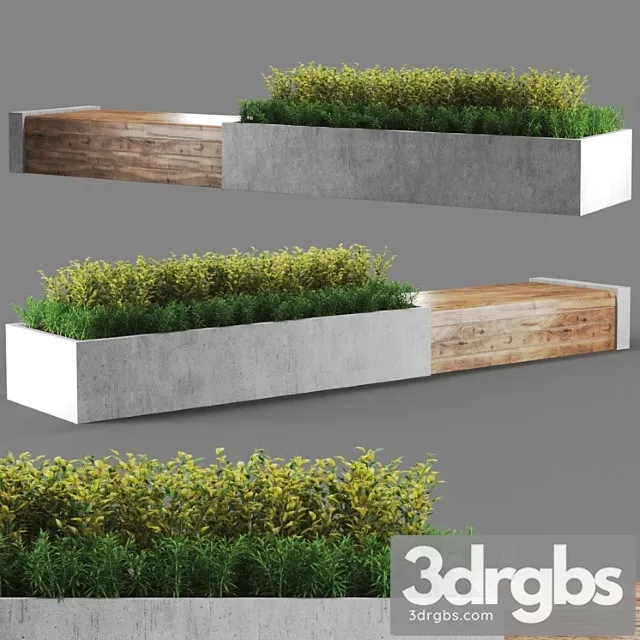 Bench Outdoor 457 3D Model Download