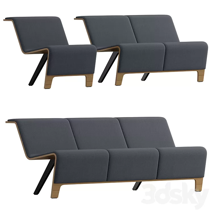 Bench Sellex Back 3D Model Free Download