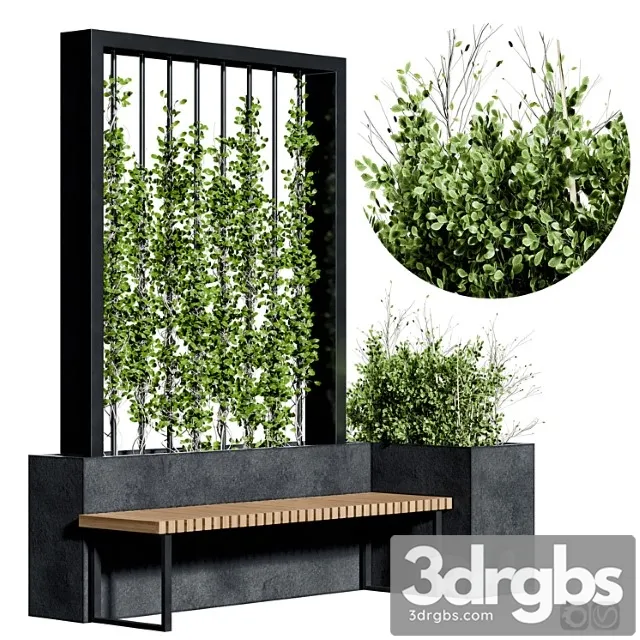 Bench set 02 3D Model Download Bench set 02 3D Model Download