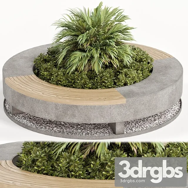 Bench set 04 3D Model Download Bench set 04 3D Model Download