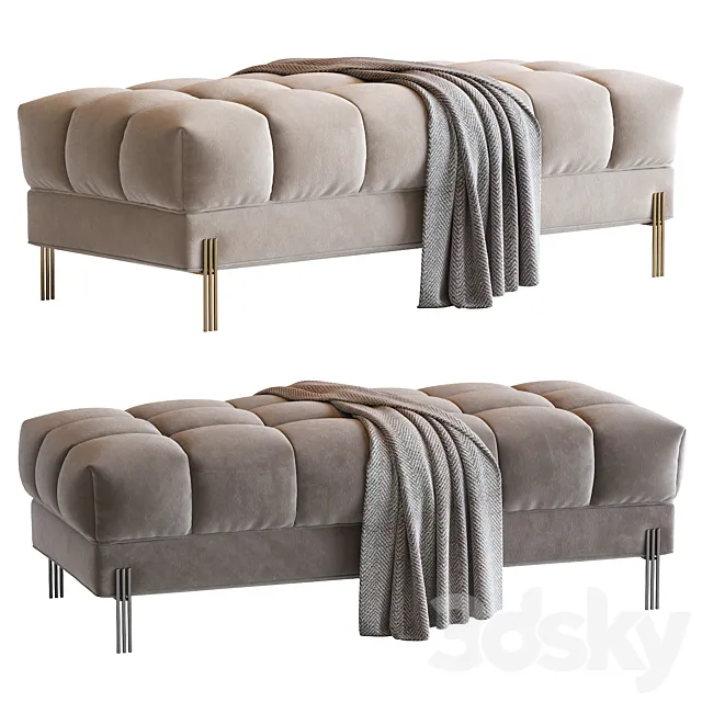 Bench sienna 3DModel Bench sienna 3DModel