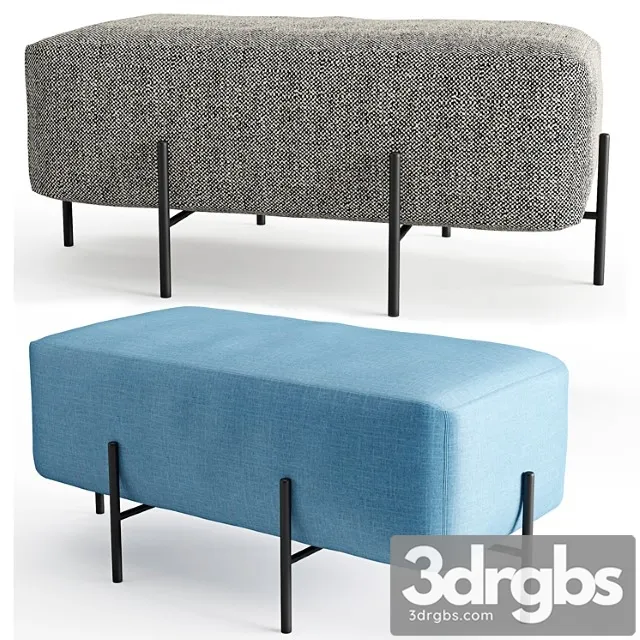 Bench teirtu 2 3D Model Download