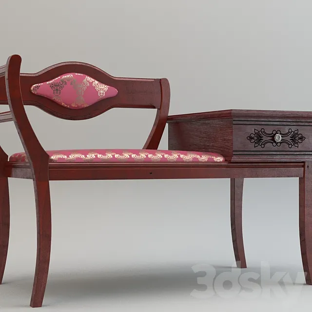 Bench Zzibo mobili 3D Model Bench Zzibo mobili 3D Model