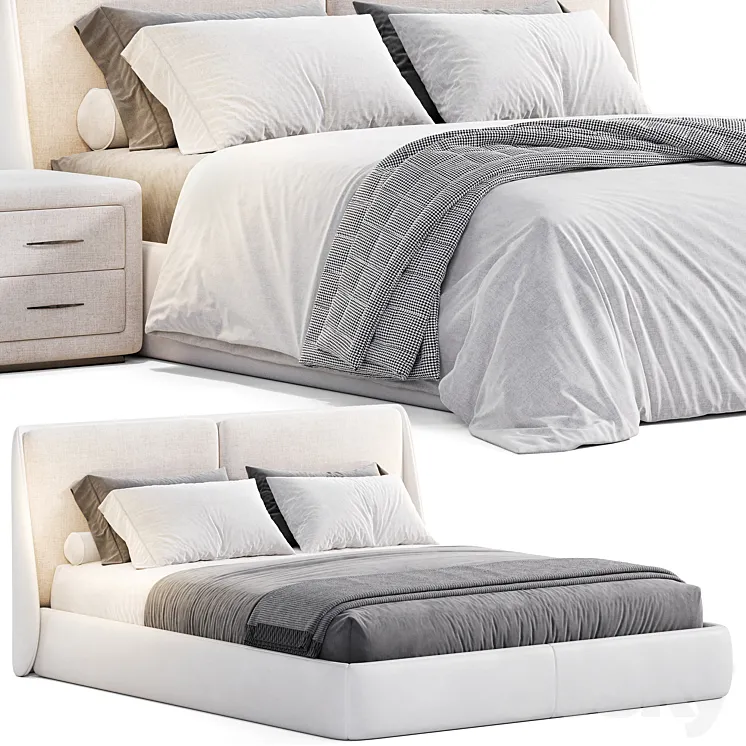 Bend bed by Ditre Italia 3D Model Free Download