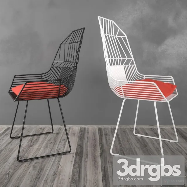 Bend Lucy Wire Chair 3D Model Download