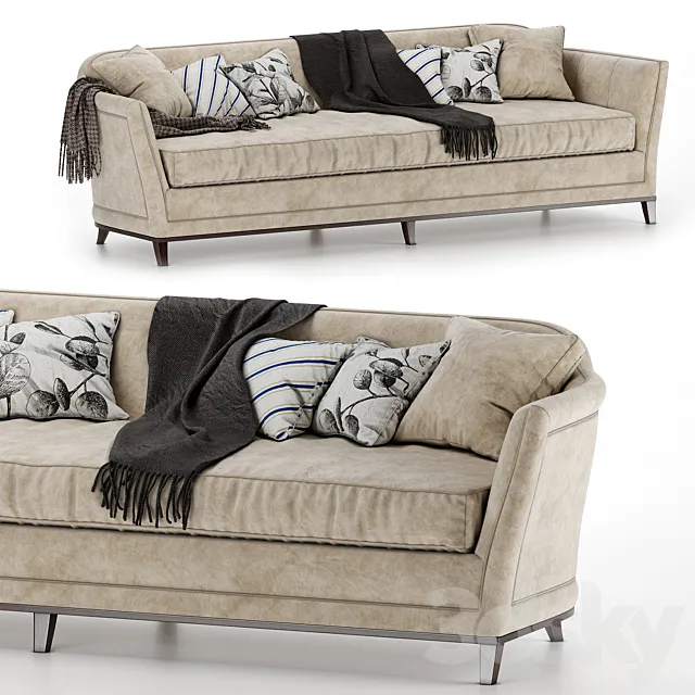Bend the rules Caracole sofa 3D Model