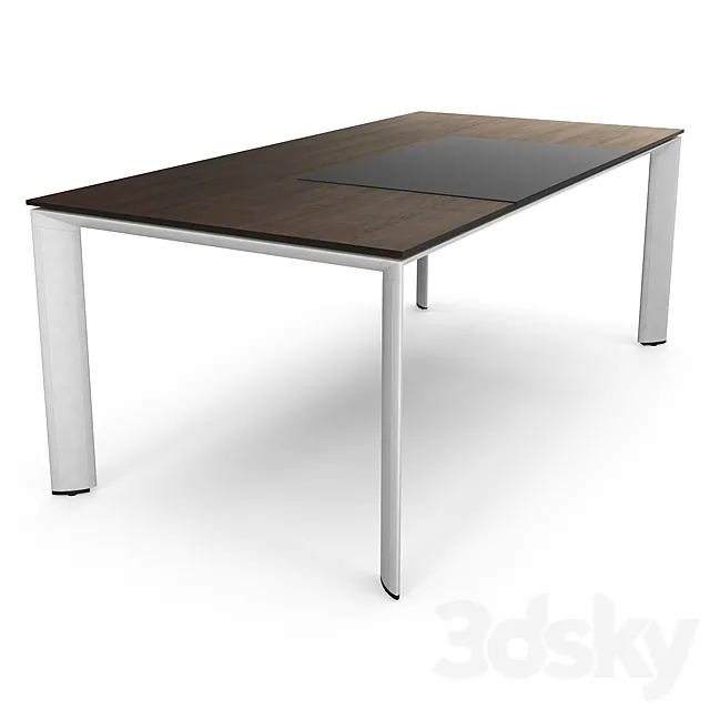 Bene AL Executive Table 3D Model