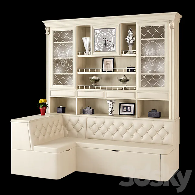 Benefit of furniture B7-1-1LU buffet 3DModel Benefit of furniture B7-1-1LU buffet 3DModel