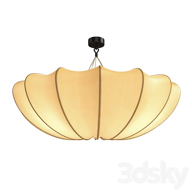 Benitier silk ceiling 3D Model Benitier silk ceiling 3D Model