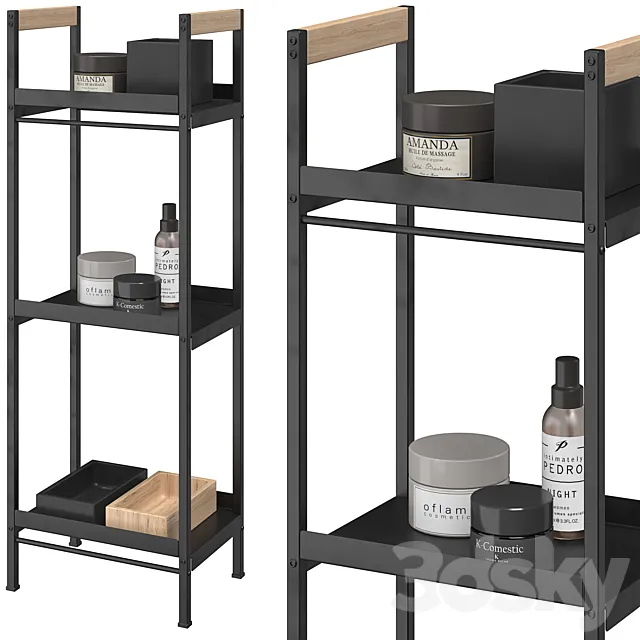 Benjamin bathroom shelving unit 3D Model Benjamin bathroom shelving unit 3D Model