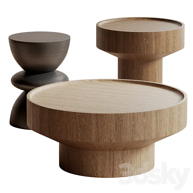 Benno by Mango Wood 3D Model Benno by Mango Wood 3D Model