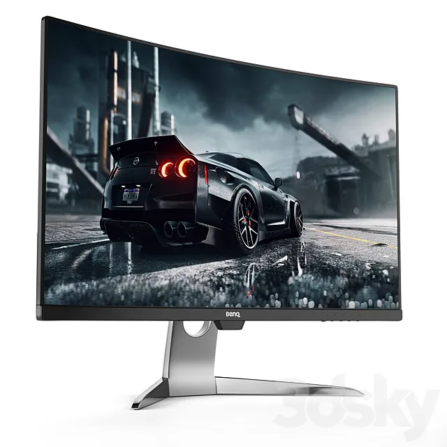 BenQ EX3203R 31.5 Monitor 3DModel