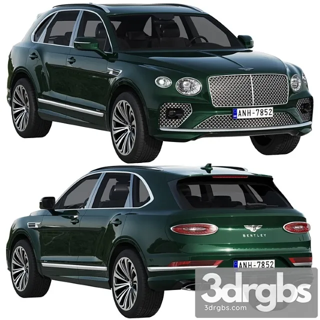 Bentley Bentayga Hybrid 2021 3D Model Download
