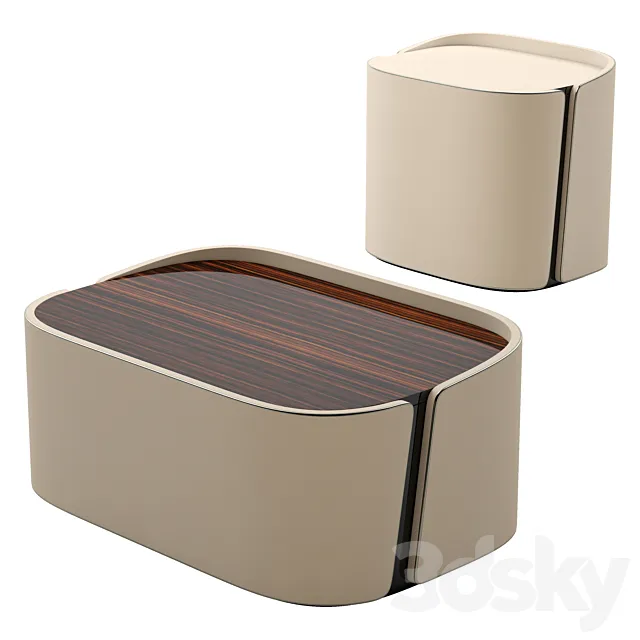 Bentley Home Matlock coffee tables 3D Model