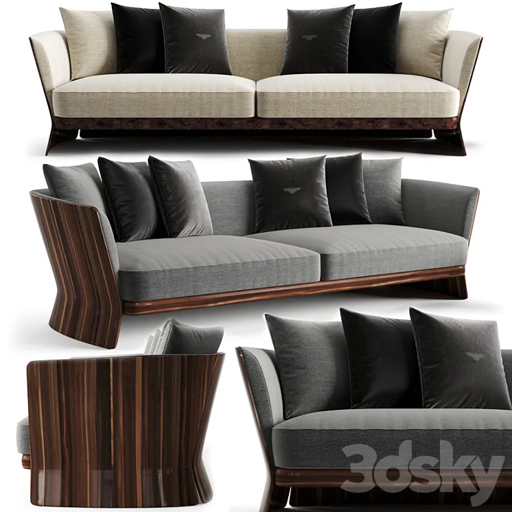 Bentley home newent sofa 3D Model Free Download Bentley home newent sofa 3D Model Free Download