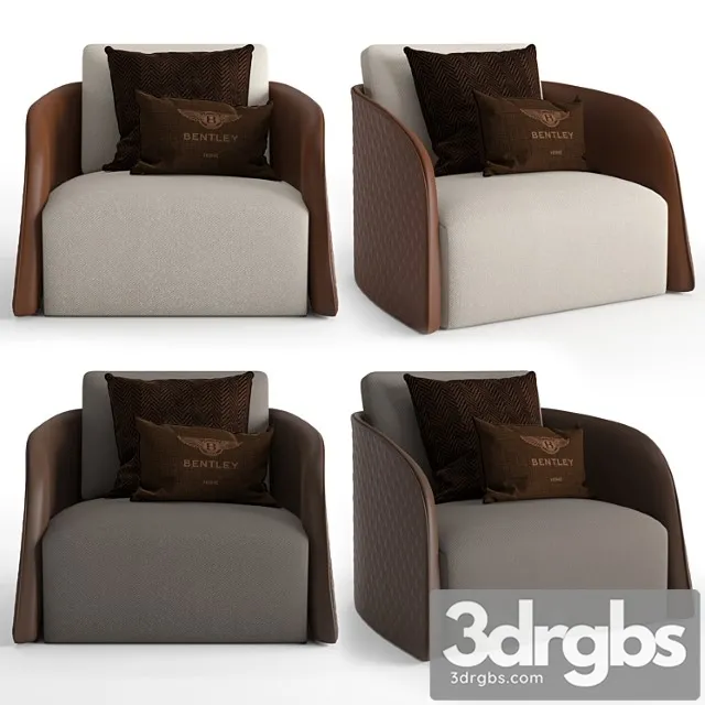 Bentley home swan armchair 3D Model Download Bentley home swan armchair 3D Model Download