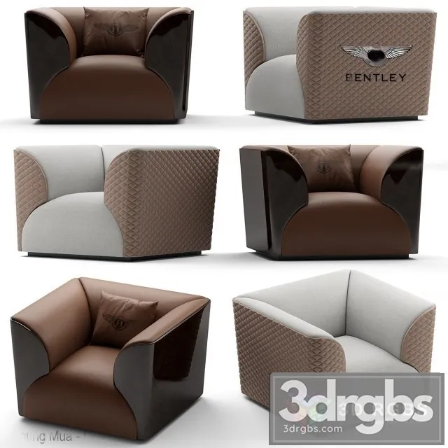 Bentley Home Winston Sofa 3D Model Download Bentley Home Winston Sofa 3D Model Download