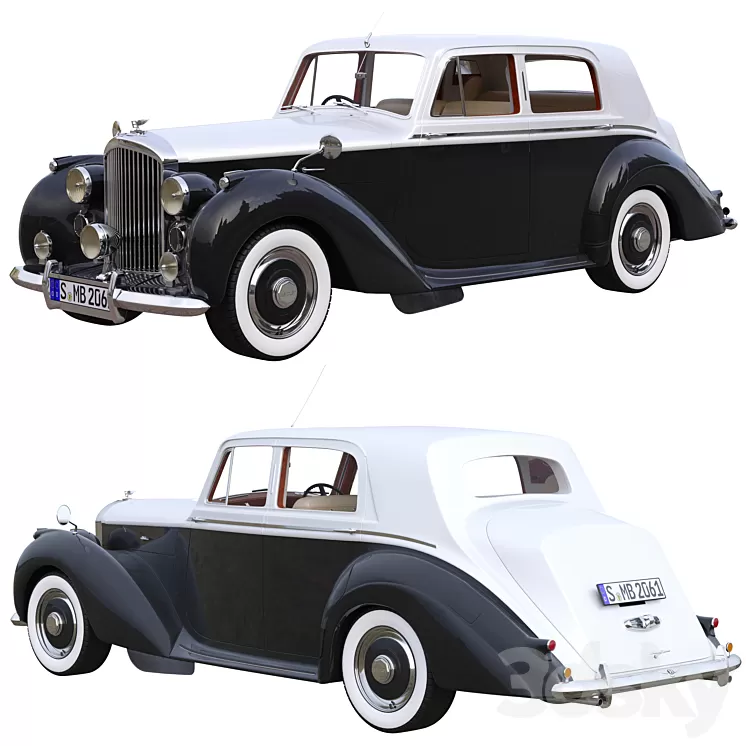 Bentley R Type 1953 3D Model