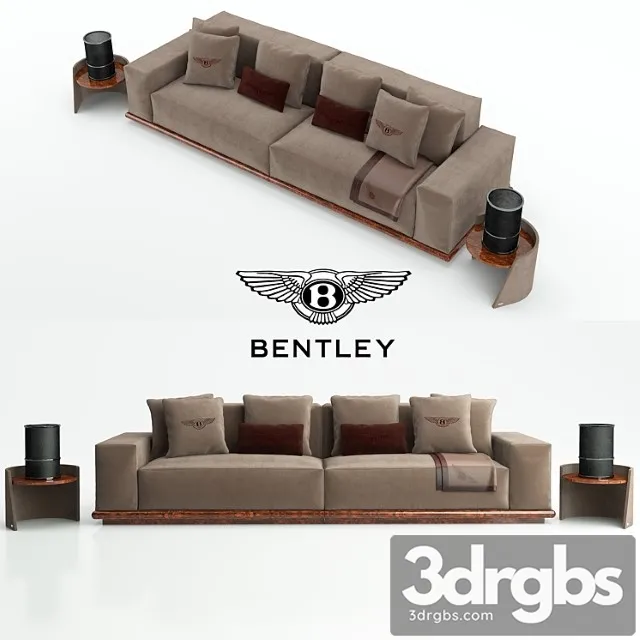 Bentley Wellinghton Sofa 2 3D Model Download Bentley Wellinghton Sofa 2 3D Model Download