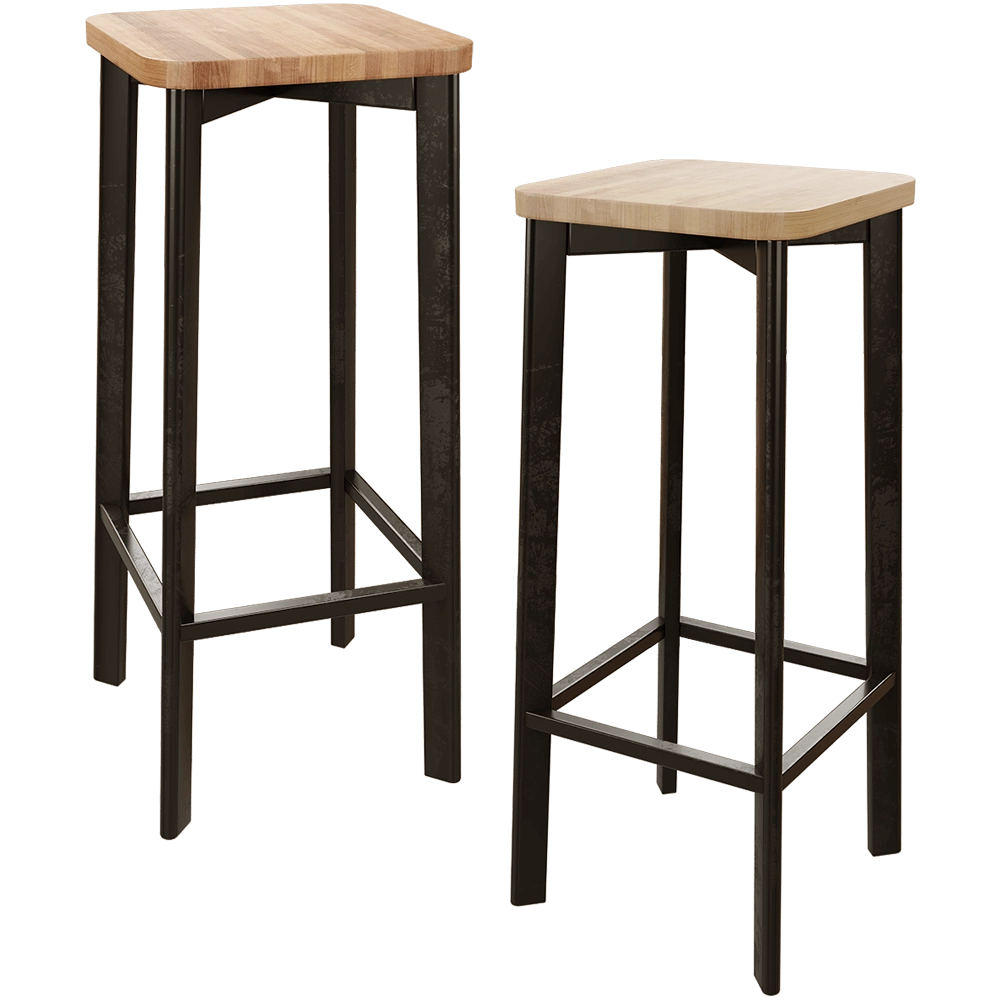 BentWood – Bar stool Déjà vu Box 3D Model BentWood – Bar stool Déjà vu Box 3D Model