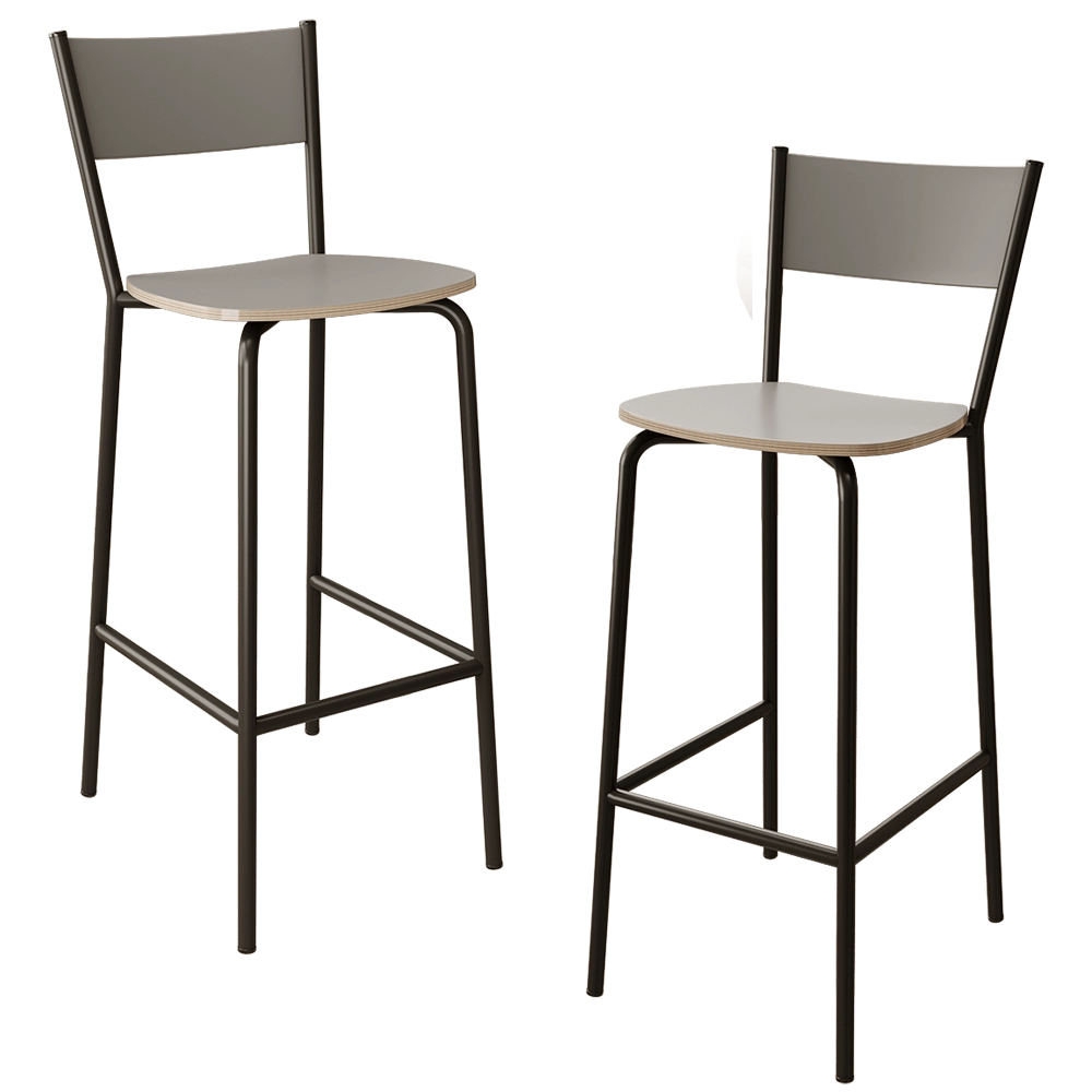 BentWood – Bar stool Marsel 3D Model