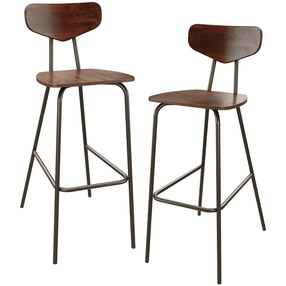 BentWood – Bar stool Melbyrn_B 3D Model