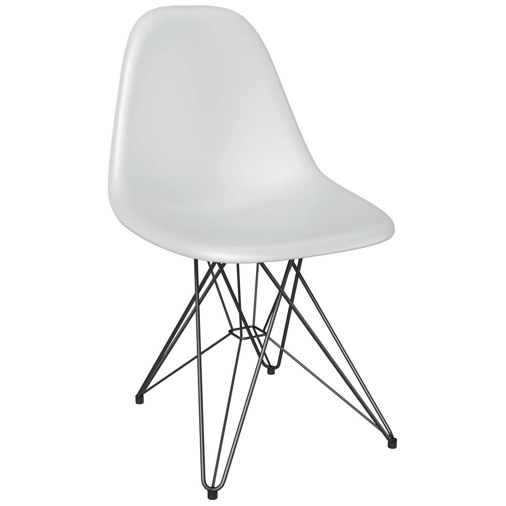 BentWood – Chair Eames M White 3D Model
