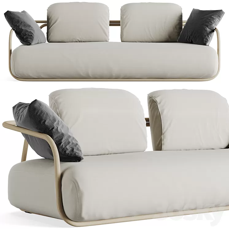 Bentwood sofa 3D Model