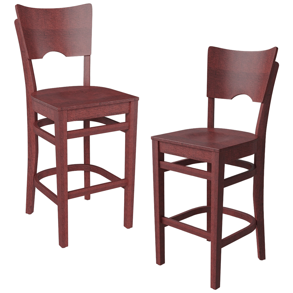 BentWood – Stool York 3D Model