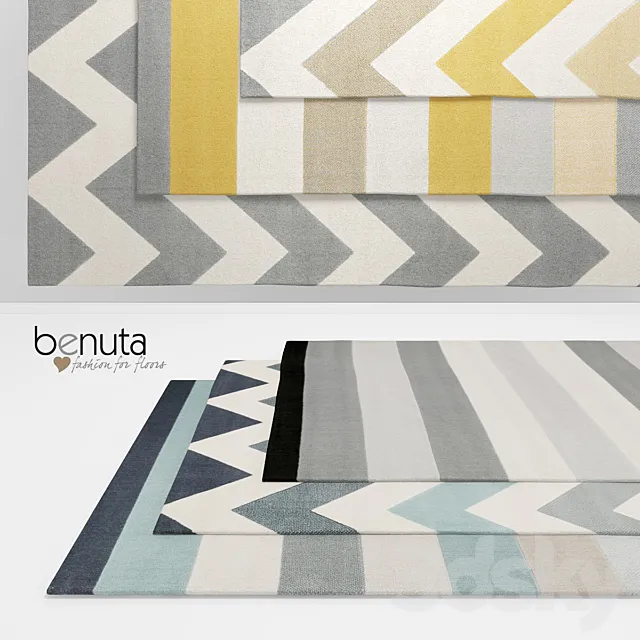 Benuta Dessert Rugs 3DModel Benuta Dessert Rugs 3DModel
