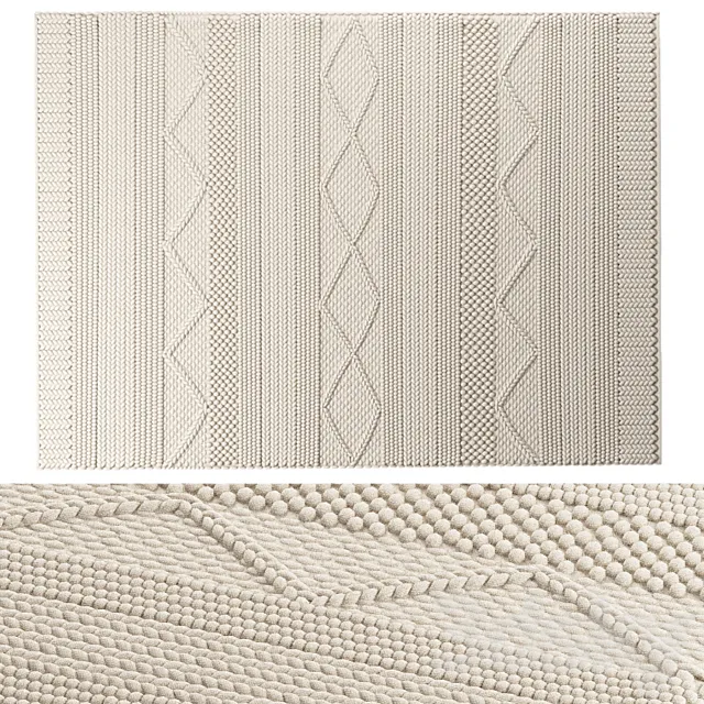 BENUTA WOOL RUG ALVA 3DModel BENUTA WOOL RUG ALVA 3DModel