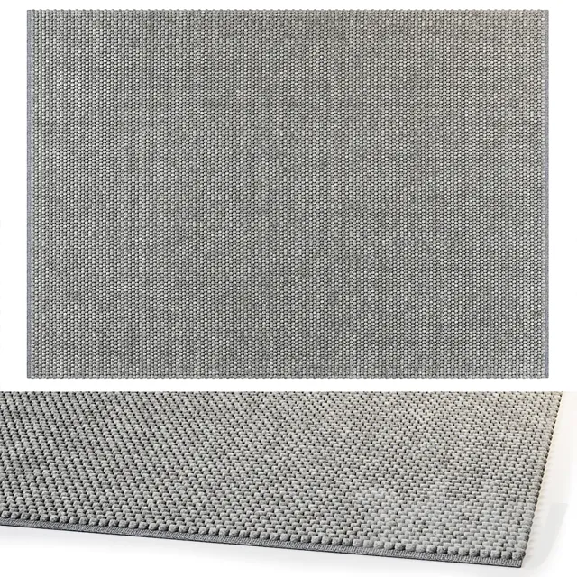 BENUTA WOOL RUG BEADS GRAY 3DModel BENUTA WOOL RUG BEADS GRAY 3DModel